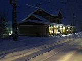 STAZIONE DI ADMONT AUSTRIA NOTTURNO INVERNO